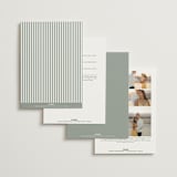 "signature monogram" - Wedding Invitations in Sage by Sara Hicks Malone - Back of Card Options