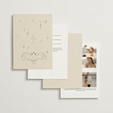 "The Swan" - Wedding Invitations in Buttercream by Helena Vitto - Back of Card Options