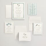 "Alento" - Wedding Invitations in Celeste by Pati Cascino - Invitation Suite