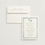 "Alento" - Wedding Invitations in Celeste by Pati Cascino - Invitation with Envelope