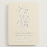 "Luxe" - Wedding Invitations in Ocean by Baumbirdy - Front