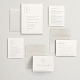 "Leighton" - Wedding Invitations in Lakeshore Blue by Jennifer Postorino - Invitation Suite