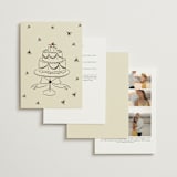 "Modern Love" - Wedding Invitations in Champagne by Helena Vitto - Back of Card Options
