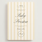"Elegant and Formal" - Wedding Invitations in Sunshine by Jen Ramsey - Front