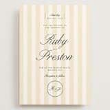 "Elegant and Formal" - Wedding Invitations in Sunshine by Jen Ramsey - Front