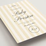 "Elegant and Formal" - Wedding Invitations in Sunshine by Jen Ramsey - Detail