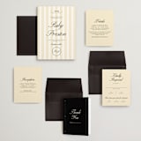 "Elegant and Formal" - Wedding Invitations in Sunshine by Jen Ramsey - Invitation Suite