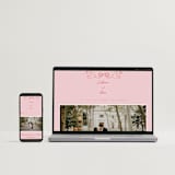 "The Bird Song" - Wedding Invitations in Peach by Helena Vitto - FREE Wedding Website