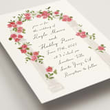 "Villa" - Wedding Invitations in Azalea by Everett Paper Goods - Detail