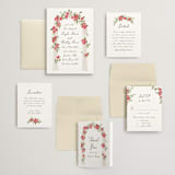 "Villa" - Wedding Invitations in Azalea by Everett Paper Goods - Invitation Suite