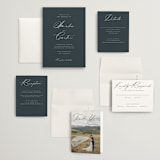 "Modern Vintage" - Wedding Invitations in Jade by Emily Betts - Invitation Suite