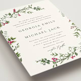 "Romantic Florals" - Wedding Invitations in Peony by Susan Moyal - Detail