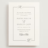 "Black Tie Elegance" - Wedding Invitations in Tuxedo by Nicoletta Savod - Front