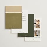 "Concord" - Wedding Invitations in Moss by Robert and Stella - Back of Card Options