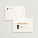 "Concord" - Wedding Invitations in Moss by Robert and Stella - FREE Recipient Addressing