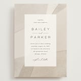 "Gossamer" - Wedding Invitations in Sandstone by Kate Ahn - Front