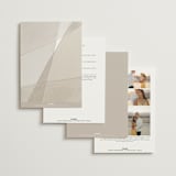 "Gossamer" - Wedding Invitations in Sandstone by Kate Ahn - Back of Card Options