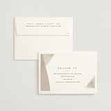 "Gossamer" - Wedding Invitations in Sandstone by Kate Ahn - FREE Recipient Addressing