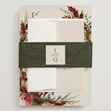 "poetique" - Wedding Invitations in Autumn by Kate Ahn - Assembled with Belly Band