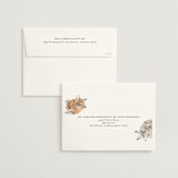 "leaf contour" - Wedding Invitations in Natural by Susan Zinader - FREE Recipient Addressing