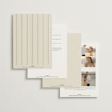 "floral stamp" - Wedding Invitations in Ivory by Baumbirdy - Back of Card Options