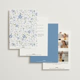 "Meander" - Wedding Invitations in Lilac by Angela Marzuki - Back of Card Options
