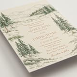 "Whispering Pines" - Wedding Invitations in Forest by Elly - Detail