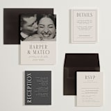 "Close-up" - Wedding Invitations in Sandstone by Nicole Walsh - Invitation Suite
