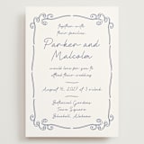 "Santorini" - Wedding Invitations in Cerulean by Zani van Zyl - Front