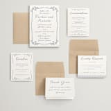 "Santorini" - Wedding Invitations in Cerulean by Zani van Zyl - Invitation Suite