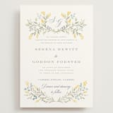 "Monogrammed" - Wedding Invitations in Spring by Petra Kern - Front