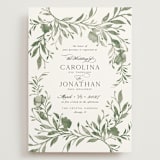 "Carolina" - Wedding Invitations in Meadow by Melanie Kosuge - Front