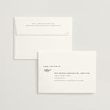 "Modern Bliss" - Wedding Invitations in Cream by Elly - FREE Recipient Addressing