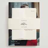 "Modern Bliss" - Wedding Invitations in Cream by Elly - Assembled with Belly Band