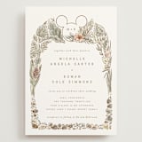 "Disney's Mickey Mouse Tropical Frame" - Wedding Invitations in Earth by Shiny Penny Studio - Front