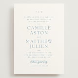 "Gwenyth" - Wedding Invitations in Neptune by Kristie Kern - Front
