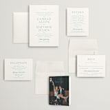 "Gwenyth" - Wedding Invitations in Neptune by Kristie Kern - Invitation Suite