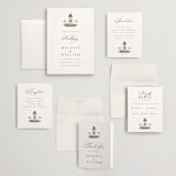 "East Coast Lighthouse" - Wedding Invitations in Snow by Becky Nimoy - Invitation Suite