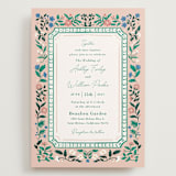 "Le Jardin" - Wedding Invitations in Petal by Elly - Front
