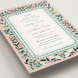 "Le Jardin" - Wedding Invitations in Petal by Elly - Detail