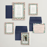 "Le Jardin" - Wedding Invitations in Petal by Elly - Invitation Suite