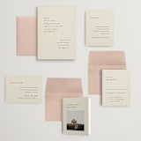 "Simply" - Wedding Invitations in Linen by Brianne Larsen - Invitation Suite