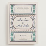 "Vase" - Wedding Invitations in Neptune by Kelly Watkins - Front