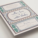 "Vase" - Wedding Invitations in Neptune by Kelly Watkins - Detail