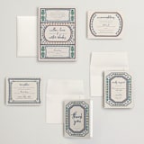 "Vase" - Wedding Invitations in Neptune by Kelly Watkins - Invitation Suite