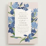 "Irises" - Wedding Invitations in Natural by Everett Paper Goods - Front
