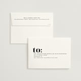 "Key Ingredients" - Wedding Invitations in Cotton by Christie Garcia - FREE Recipient Addressing