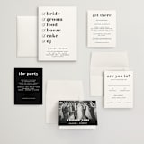 "Key Ingredients" - Wedding Invitations in Cotton by Christie Garcia - Invitation Suite