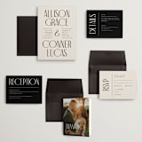 "All Type" - Wedding Invitations in Daydream by Pixel and Hank - Invitation Suite