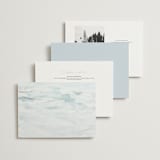 "At Sea" - Wedding Invitations in Sky by Nicoletta Savod - Back of Card Options